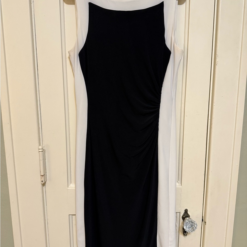 Ralph Lauren Black and White Sleeveless Dress